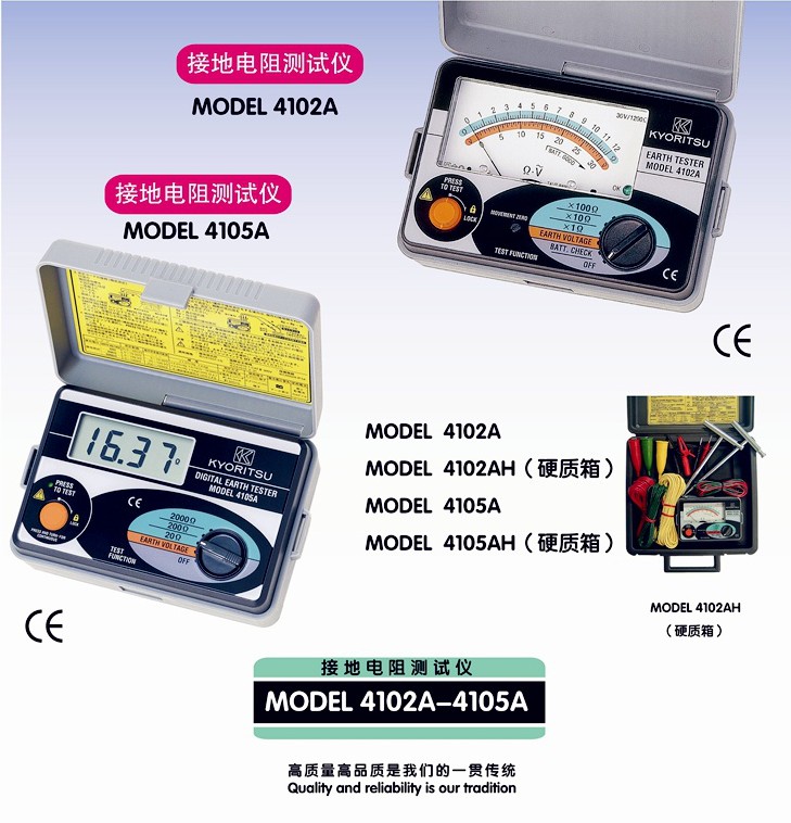 4102A接地電阻測試儀型號(hào)說明
