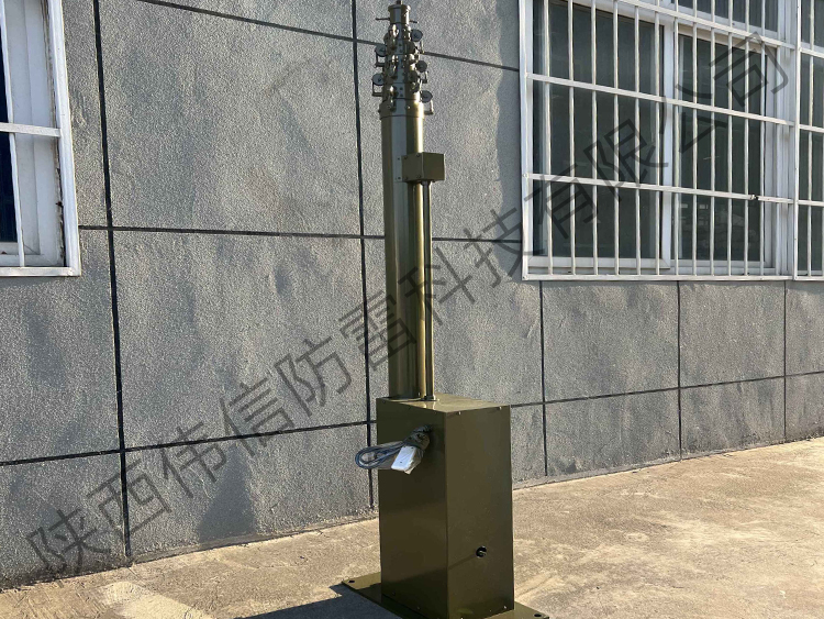 15米可移動(dòng)車(chē)載天線升降桅桿，微型升降桅桿，電動(dòng)升降桅桿車(chē)載