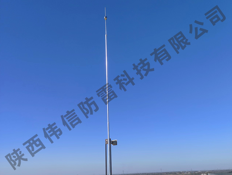 渭南某部隊避雷針安裝
